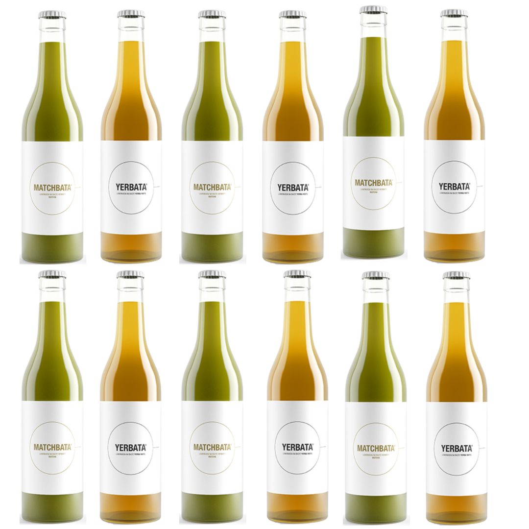 ON LEMON Energie Fusion 12er Pack 0,33 Liter - YERBATA und MATCHBATA