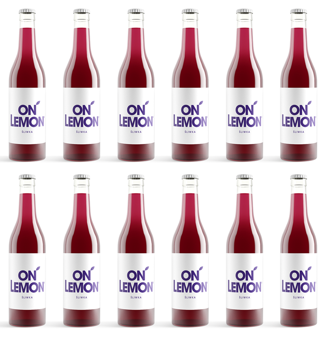 ON LEMON Pflaume 12er Pack 0,33 Liter
