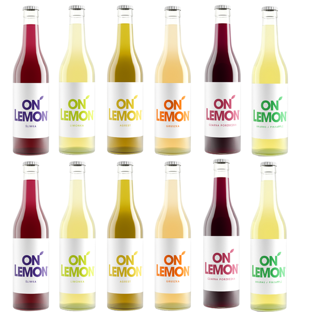 ON LEMON Bunte Fruchtvielfalt  12er Pack 0,33 Liter